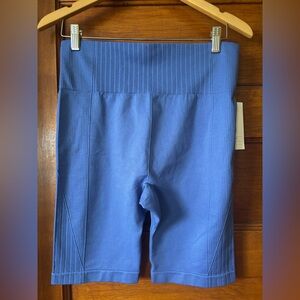 All In Motion Blue Women's High-Rise Bike Shorts